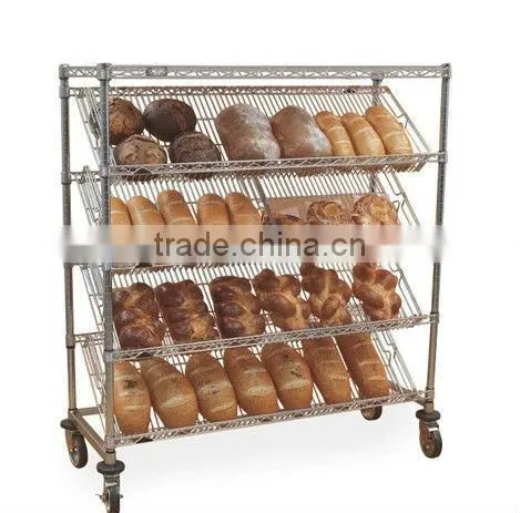 Removable Chrome Wire Slant Shelf Kits