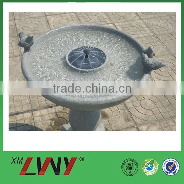 30 inches high factory made solar water fountain