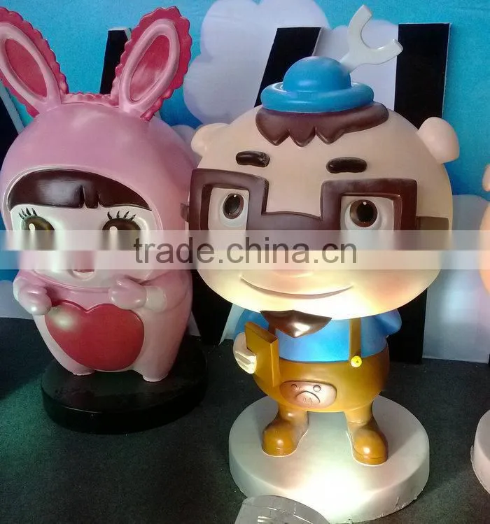 FRP brand display cartoon sculpture