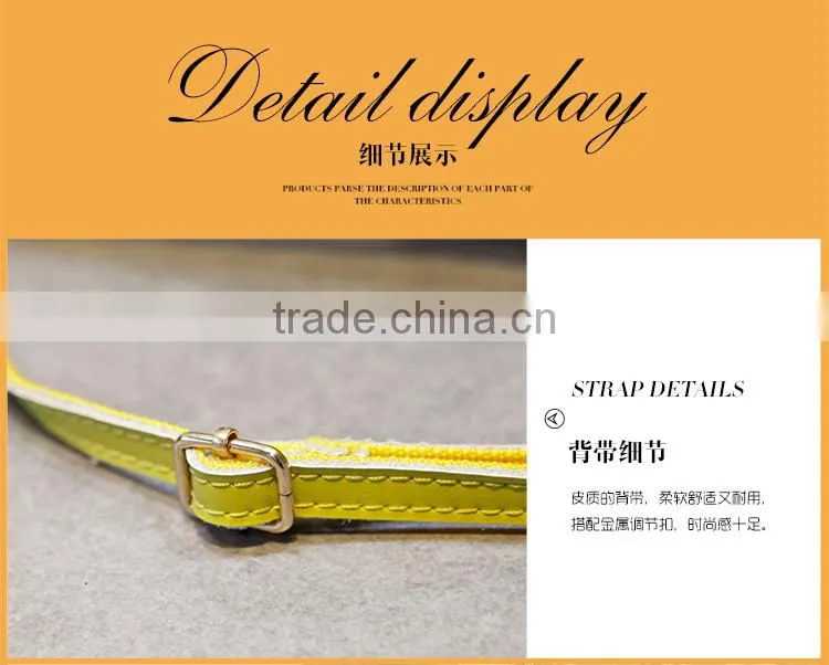 latest woman bag fashion colors bag pu handbag