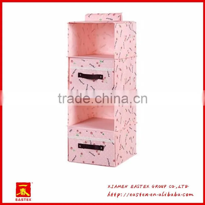 Foldable hanging storage boxes,clothes scarf pants socks hanging receive bag