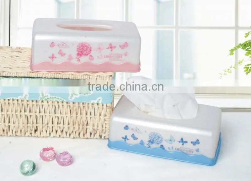 Rectangle plastic Tissue Box/ Napkin box /Bottled napkin box