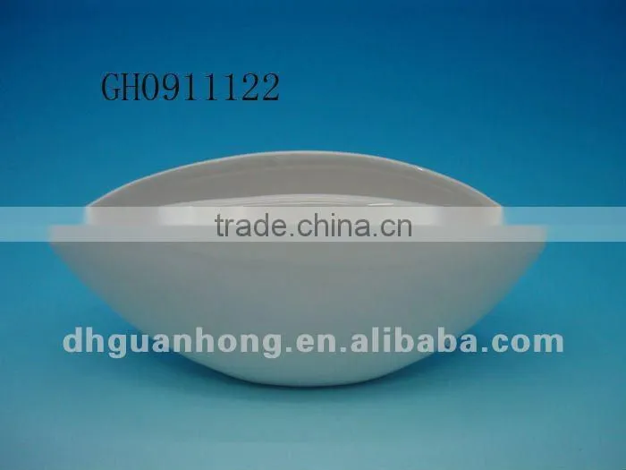 New design moon white DeHua ceramic flower pot