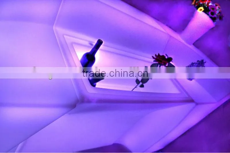Rechargeable top quality led bar table/disco straight bar counter