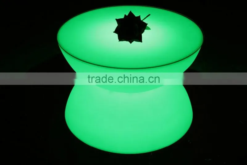 led outdoor furniture, fashionable led coffee table, elegant cafe furniture with led light