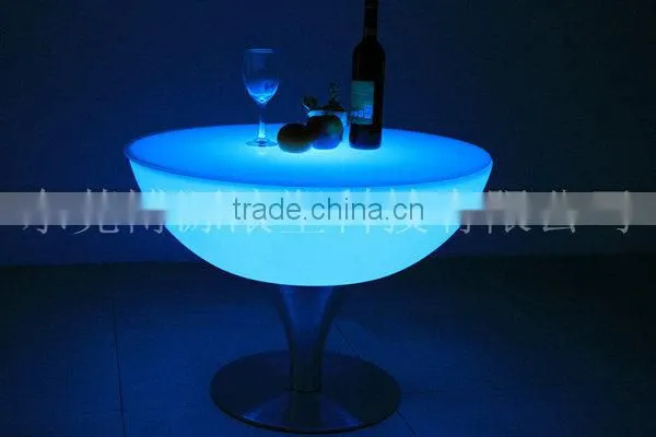 Durable high quality PE Spa ledlight up LED coffee table