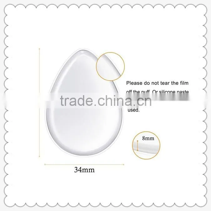 Custom Printed Silicone Makeup Sponge Make Up Powder Puff