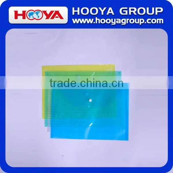 wholesale promotional cheap stationery transparent plastic document bag
