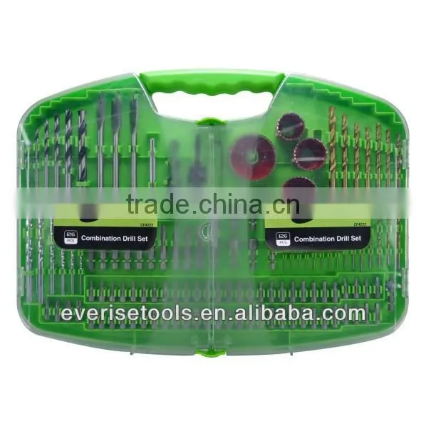 126pcs combination drill set/ drill combo kit