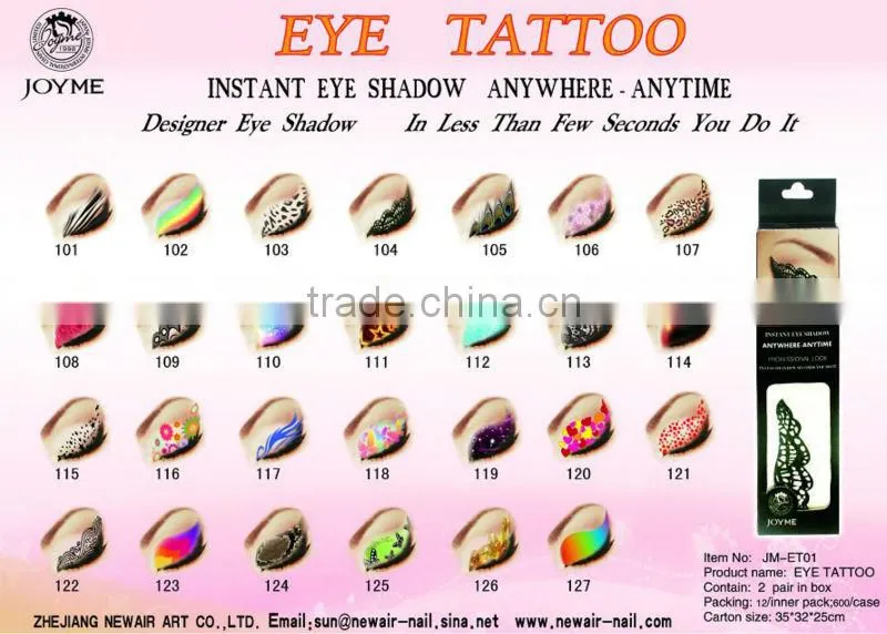 Party Makeup Temporary Eyeliner Tattoo Stickers Wholesale Artificial Eyeline