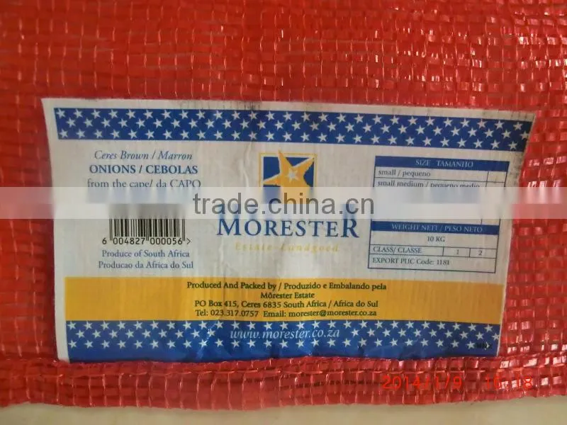 onion packing mesh net bag ,pp raschel bag