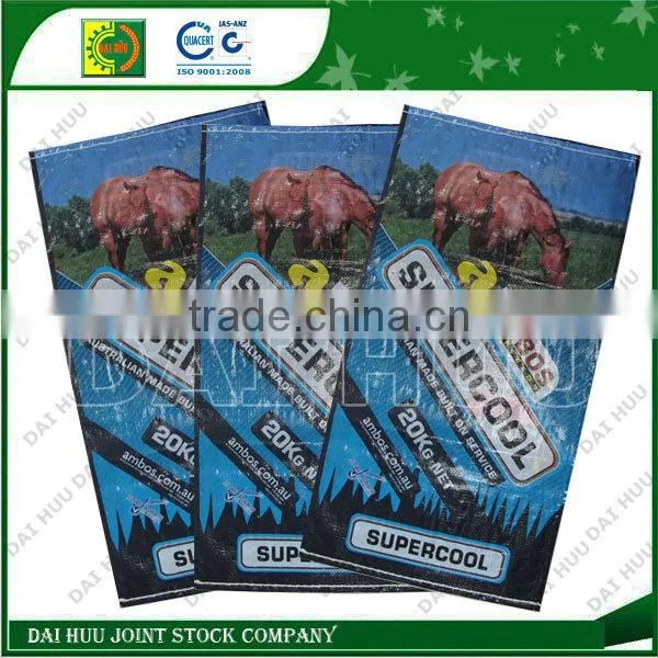 Animal feed PP woven packaging bag