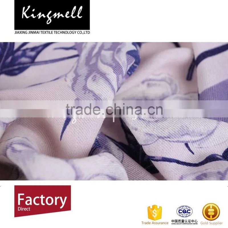 Make to order digital printed stole shawl scarf with cashmere fabric