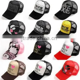 2013 summer 5 panel cotton and mesh printing snap back trucker cap