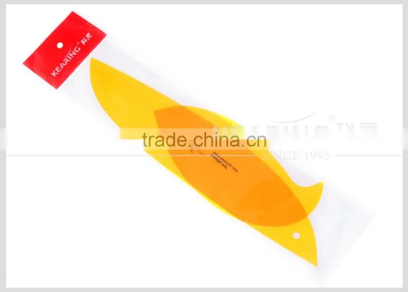 Plastic Pattern ruler in enviroment plastic arylic 3.mm material for painting 2pcs per set #1304s