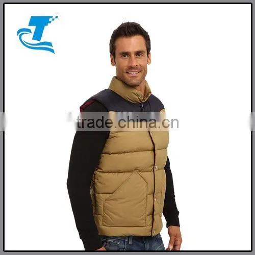 Winter Outdoor Goose Down Mens Sleeveless Vest