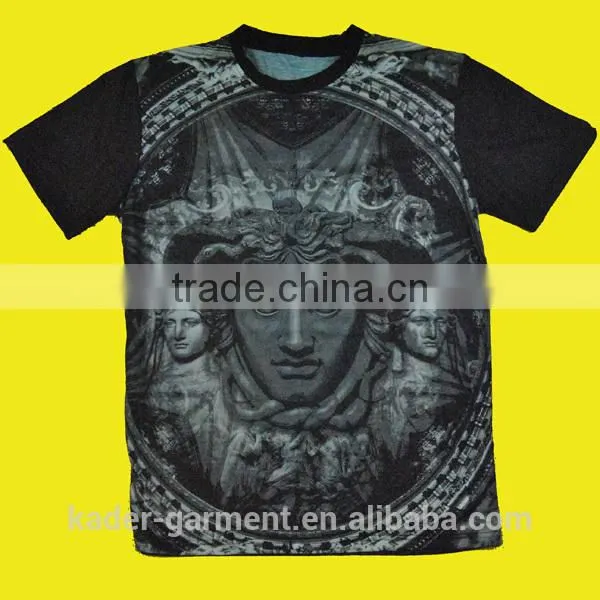 100% polyester tee shirt for sublimation printing