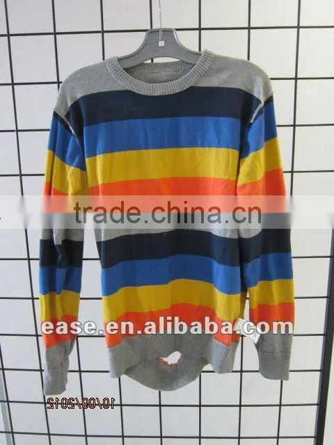 splicing color v -neck long sleeves men slimming knit sweater