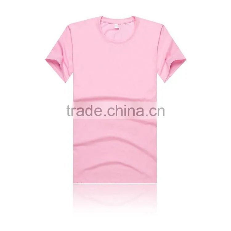 wholesale high quality plain 100% cotton white t-shirt 100% plain blank cotton t shirt manufacturer