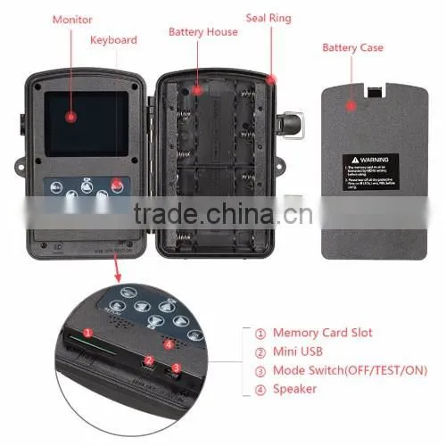 Hunting Cameras/Waterproof Outdoor Hunting Surveillance Camera/Ir Infrared Souting Hunting Camera