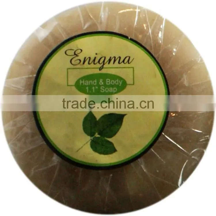 Yangzhou Manufacturer Clear Plastic Wrapped Hotel Soap
