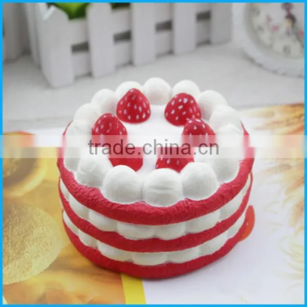 High quality PU soft slow rising squishy cake