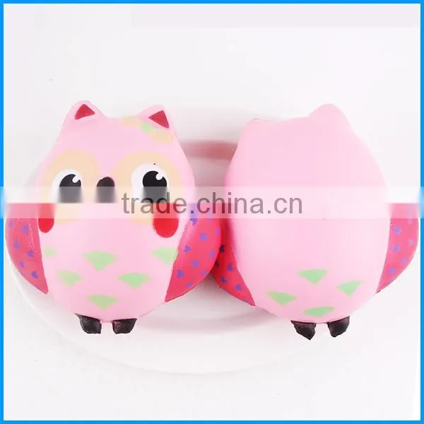 Stress release or photography props squishy kawaii slow rising owl toys