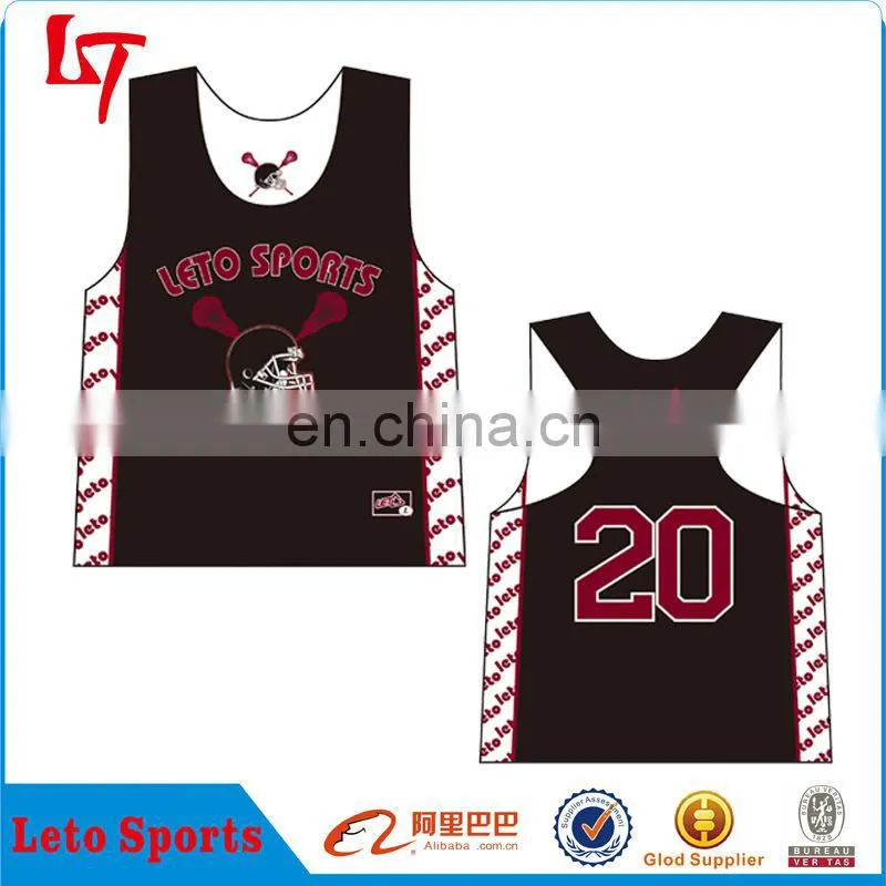 2015 custom girls reversible team lacrosse uniforms /full sublimation print lax t shirt for women