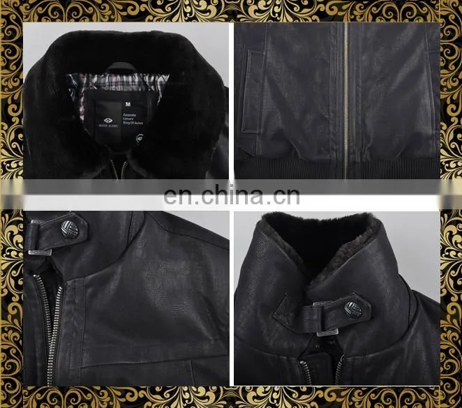 2016 New Model Designer Pakistan Leather Jacket Men