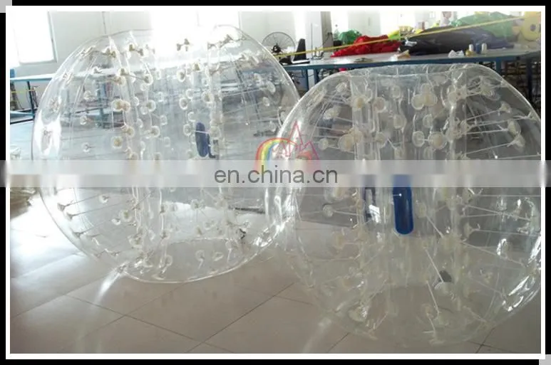 Hot sell inflatable belly bumper, inflatable soccer buddy suit, bubble football balloon for promotion