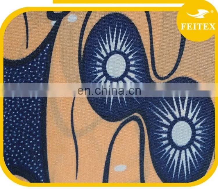 Hot Sale Peach Skin African Print Garment Fabric Newest Super Imitation Wax Printed Fabrics