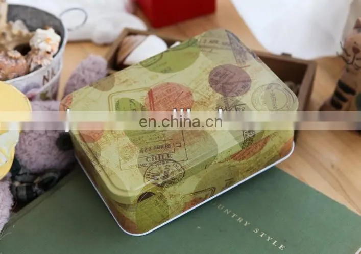 rectangular spice metal box