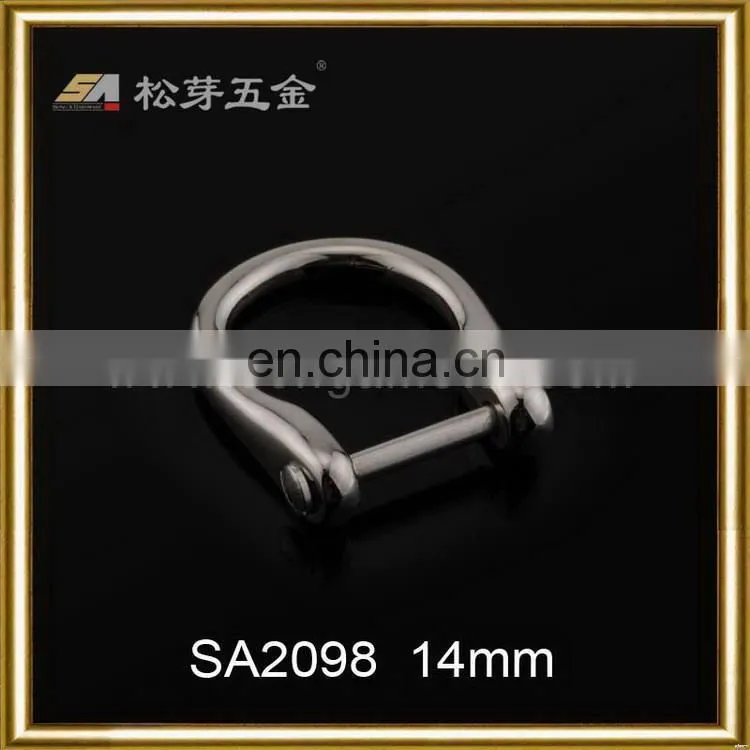 Top quality newest d ring shackle buckle