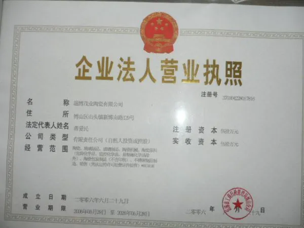 Shandong Zibo Maoye Ceramics Co.LTD company overview - view 2