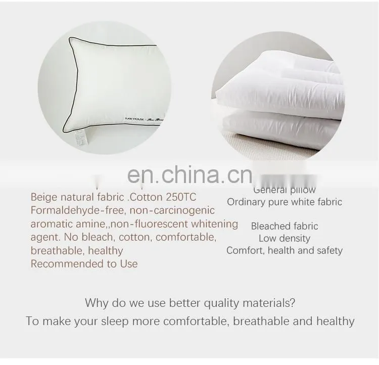 RAWHOUSE home hotel use Cassia buckwheat lavender pillow insert