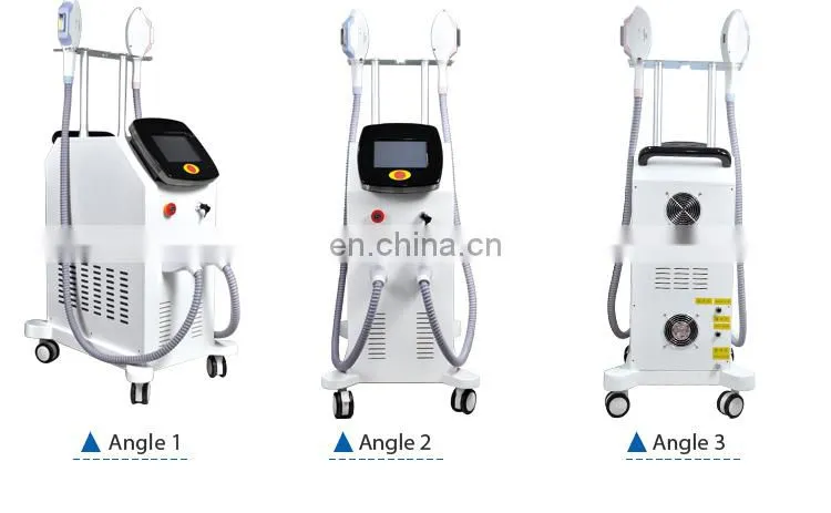 Double handle IPL OPT Rf Laser Hair Removal Depilatory Instrument Skin Rejuvenation Acne Removal Beauty Machine