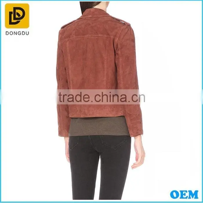Biker Jackets suede Motorcycle Jackets for women Wholesale