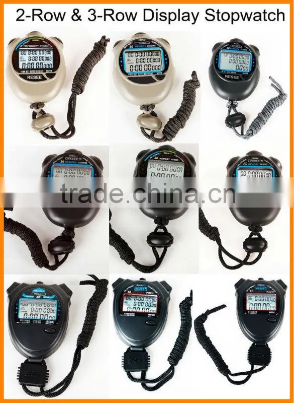 sport teacher in high school use stopwatch