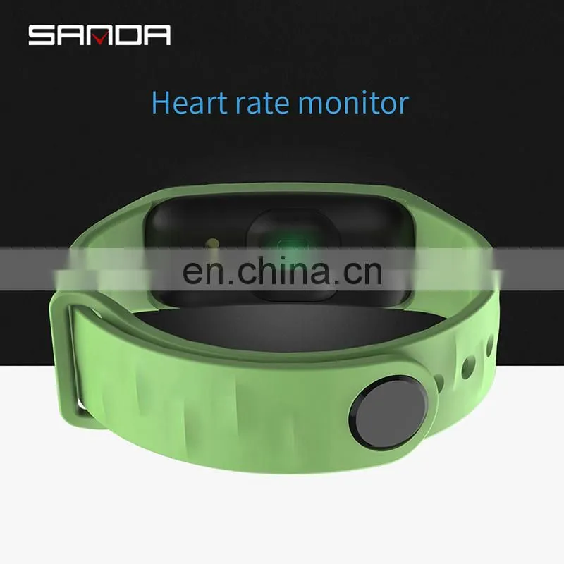 SANDA C1P Stylish Smart Watch For Women Fitness Tracker Sport Ladies Silicone Bracelet Phone