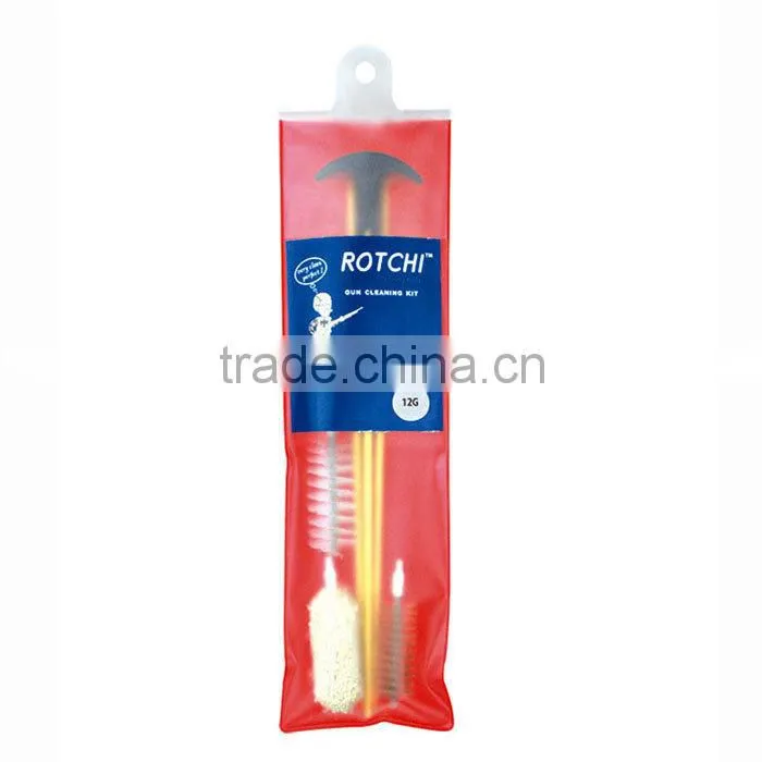 Shotgun cleaning kit with brass rods, soft polybag shotgun cleaning kit,shotgun cleaning kit