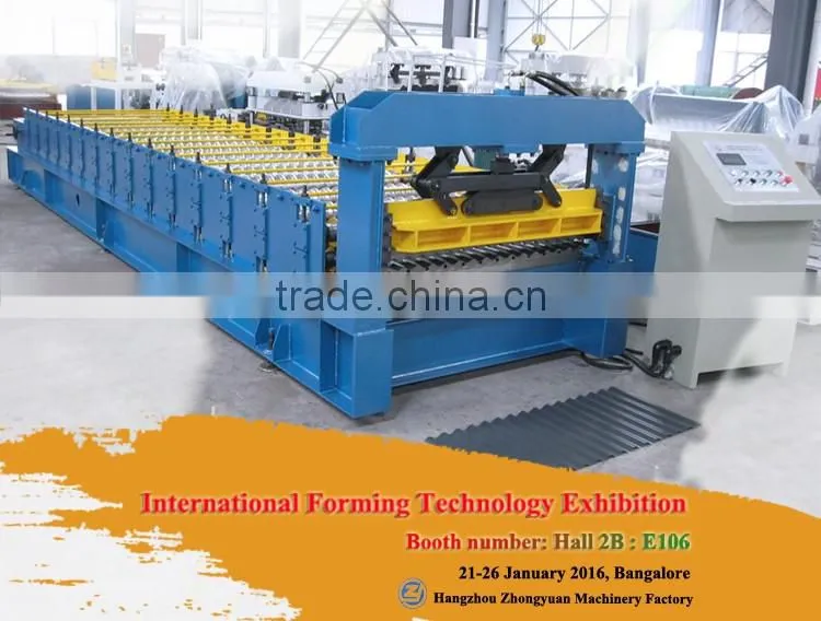 Factory Supplier Engineer Oversea Service Roof Forming Machine