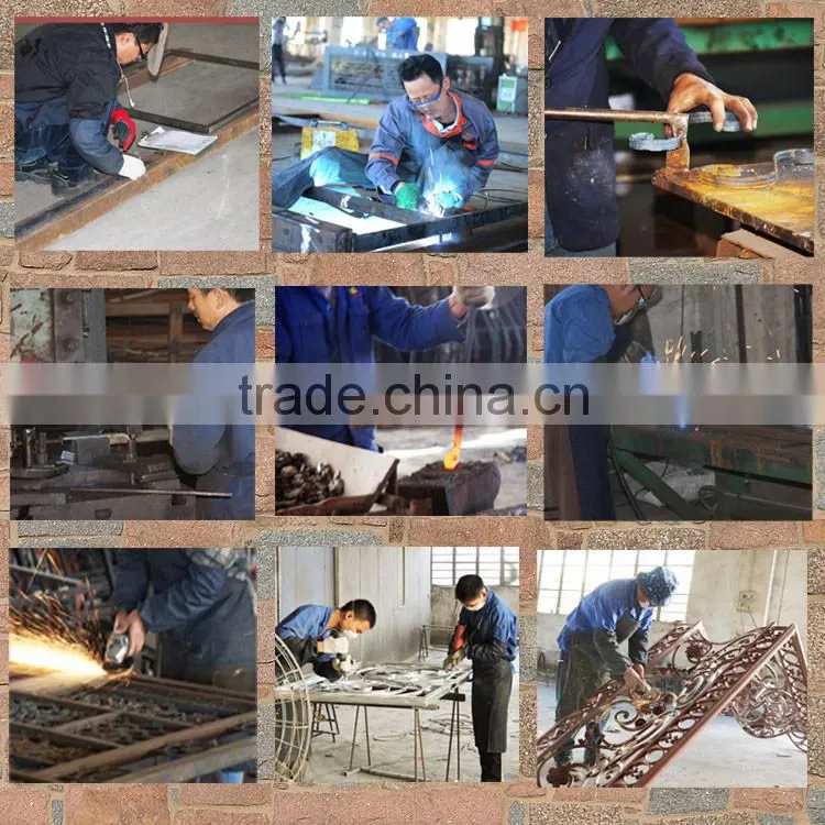 Top manufacturer classical design garden gate iron gate
