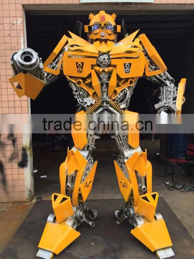 famous modern art sculpture 2.5 meters high Bumblebee sculpture