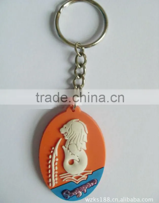 heart shaped PVC keychain, photo frame keychain