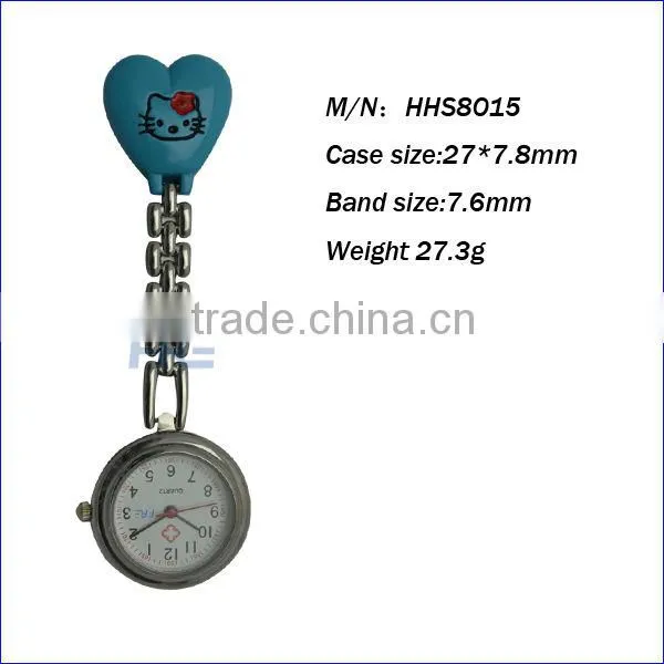 cartoon nurse watch wholesale nurse watch nurse clip watch(HHS8015)
