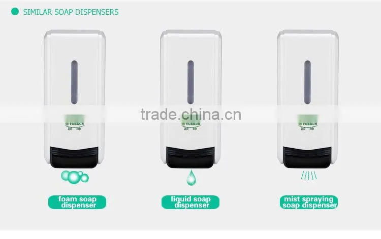 liquid manual soap lotion dispenser / wall mount refillable sanitizer gel machine / never leakage shampoo dispenser YK5008-A
