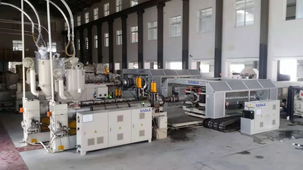 DWC02 Double wall corrugated pipe extrusion line