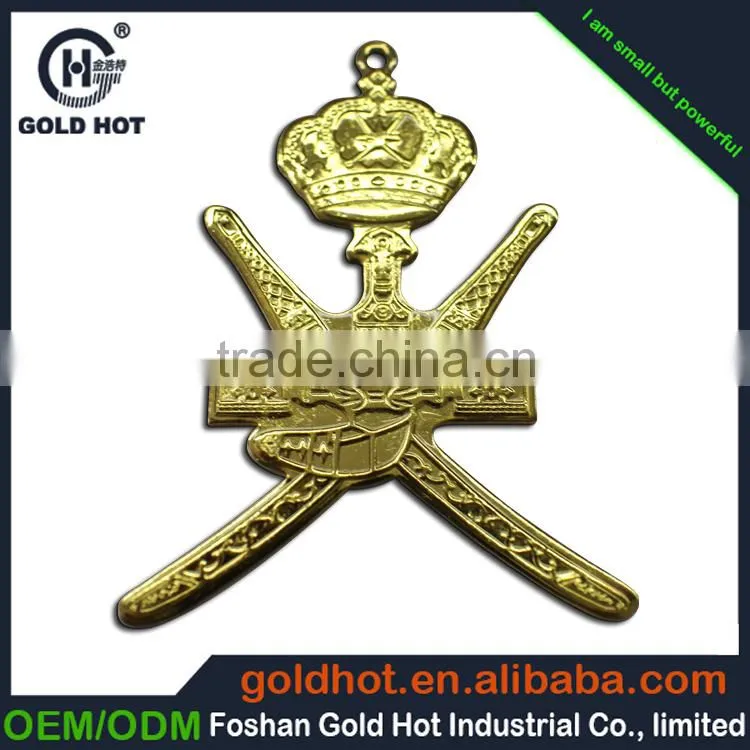 Custom thin silver metal stickers,electroforming foil logo sticker metal stickers with 3M