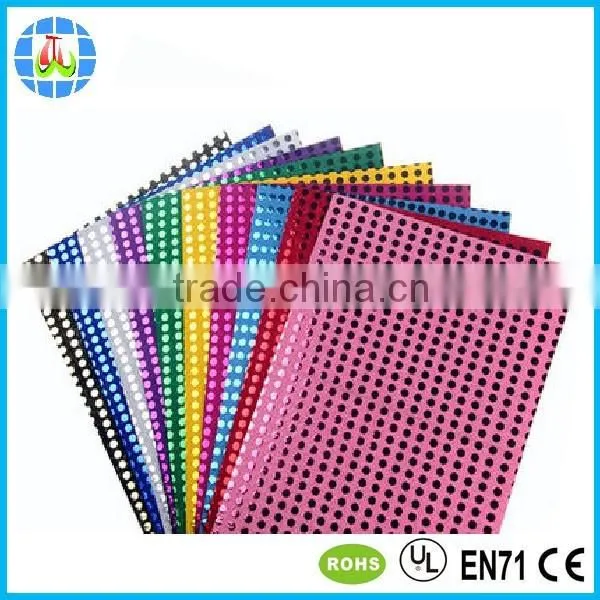 wholesale 1.5mm eva foam sheet with rainbow color