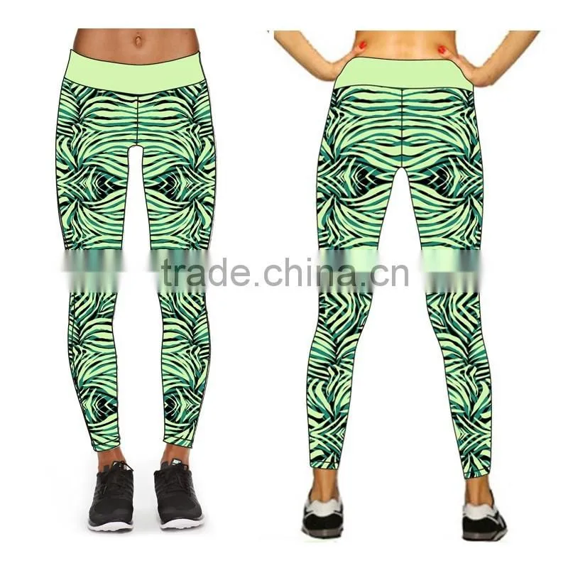 (OEM/ODM Factory)womens workout apparel custom womens apparel printing leggings